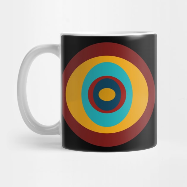 Pop Mod Circles #7 by n23tees